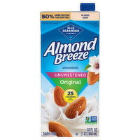Almond Breeze Unsweetened Original Almondmilk - 32 Fluid ounce