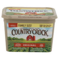 Country Crock Vegetable Oil Spread, 40%, Original, Family Size - 67.5 Ounce