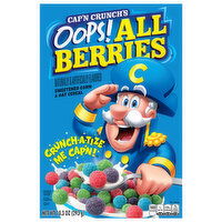Cap'n Crunch's Sweetened Corn & Oat Oops! All Berries Cereal