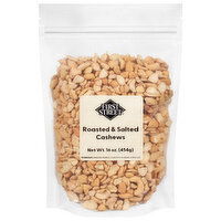 First Street Roasted & Salted Cashews - 16 Ounce