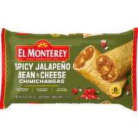 El Monterey Spicy Jalapeno Bean & Cheese Chimichangas