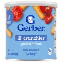 Gerber Crawler (8+ Months) Baked Grain Snack Garden Tomato Lil' Crunchies