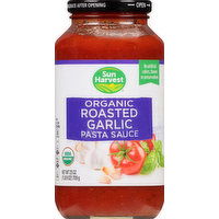 Sun Harvest Pasta Sauce, Organic, Roasted Garlic - 25 Ounce