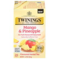 Twinings Flavoured Herbal Tea, Mango & Pineapple - 20 Each