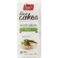 Lieber's Rice Cakes, Multi Grain, Thin - 18 Each