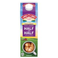 Land O Lakes Half and Half, Fat Free, Rich & Creamy - 1 Quart