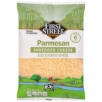 First Street Shredded Cheese, Parmesan, 24 Ounce