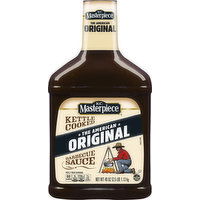 KC Masterpiece Barbecue Sauce, Original, Kettle Cooked - 40 Ounce