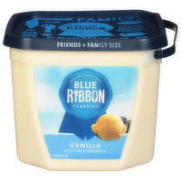 Blue Ribbon Classics Frozen Dairy Dessert, Vanilla, Friends + Family Size - 1 Gallon