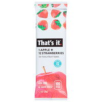 That's It Fruit Bar, Apple + Strawberries - 1.2 Ounce