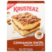 Krusteaz Crumb Cake & Muffin Mix, Cinnamon Swirl - 21 Ounce