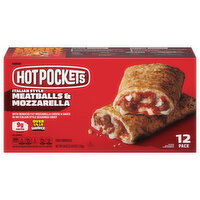 Hot Pockets Italian Style Seasoned Crust Italian Style Meatballs & Mozzarella Sandwiches