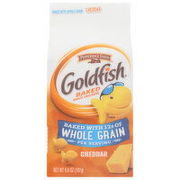 Goldfish Snack Crackers, Baked, Cheddar, 6.6 Ounce