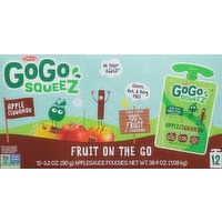 GoGo Squeez Applesauce, Apple Cinnamon, 12-Pack - 12 Each