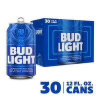 Bud Light Beer 30/12 oz - 360 Fluid ounce
