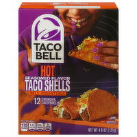 Taco Bell Crunchy Hot Seasoned Flavor Taco Shells - 12 Each