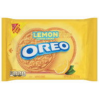 Oreo Sandwich Cookies, Lemon Flavor Creme, Family Size, 18.71 Ounce