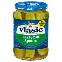 Vlasic Pickles, Dill Spears, Zesty - 24 Fluid ounce