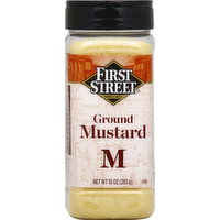 First Street Ground Mustard - 10 Ounce