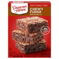 Duncan Hines Chewy Fudge Brownie Mix Family Size - 18.3 Ounce