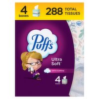 Puffs Ultra Soft Facial Tissues - 288 Each