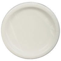 First Street Plates, White, 6.75 Inch - 24 Each