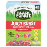 Black Forest Fruit Flavored Snacks, Juicy Burst, Mixed Fruit, 40 Each