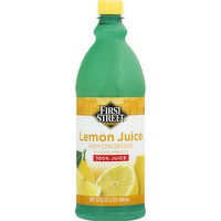 First Street Lemon Juice - 32 Ounce