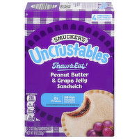 Smucker's Sandwich, Peanut Butter & Grape Jelly - 4 Each