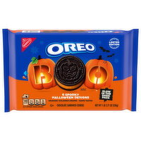 Oreo 6 Spooky Halloween Design Chocolate Sandwich Cookies Glow in the Dark Pack