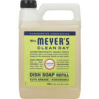 Mrs. Meyer's Dish Soap, Refill, Lemon Verbena Scent - 48 Fluid ounce