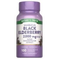 Nature's Truth Sambucus Black Elderberry 100 Capsules - 100 Each