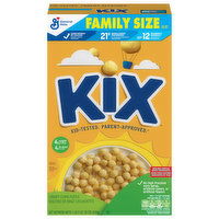 Kix Cereal, Corn Puffs, Crispy, Family Size - 18 Ounce