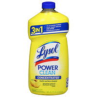 Lysol Multi-Surface Cleaner, Concentrated, Power Clean, Sparkling Lemon & Sunflower Essence Scent - 28 Fluid ounce