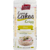 Liebers Corn Cakes, Crispy, Thin - 18 Each