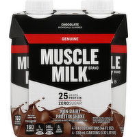 Muscle Milk Protein Shake, Non-Dairy, Chocolate - 4 Each