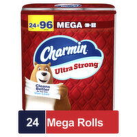 Charmin Toilet Paper, Mega Rolls - 24 Each