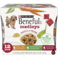 Beneful Dog Food Puppy, in Sauce,Medleys,12 Pack - 12 Each