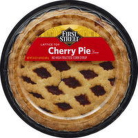 First Street Cherry Pie, Lattice Top, 24 Ounce