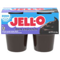 Jell-O Zero Sugar Reduced Calorie Dark Chocolate Pudding Snacks - 14.5 Ounce