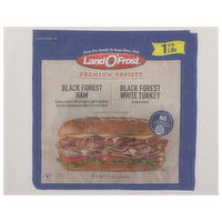 Land O'Frost Black Forest Ham Black Forest White Turkey, Premium Variety, 20 Ounce