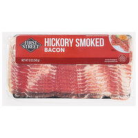 First Street Bacon, Hickory Smoked - 12 Ounce