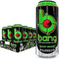 Bang Sour Heads, 16 oz Cans - 192 Ounce