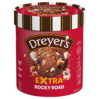 Dreyer's Extra Rocky Road Ice Cream - 1.5 Quart
