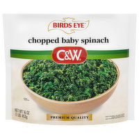 Birds Eye Baby Spinach, Chopped - 16 Ounce