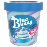 Blue Bunny Frozen Dairy Dessert, Blu's Birthday Cake, Twist - 1 Pint