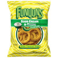 Funyuns Onion Flavored Rings, Sour Cream & Funyuns - 5.25 Ounce