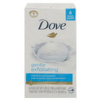 Dove Bars, Gentle Exfoliating - 6 Each