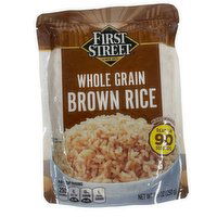 First Street Whole Grain Brown Rice, 8.8 Ounce