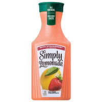 Simply  Lemonade With Strawberry, All Natural Non-Gmo - 52 Fluid ounce